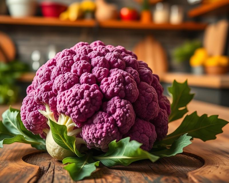 Kalafior fioletowy – zdrowotne właściwości i przeciwwskazania