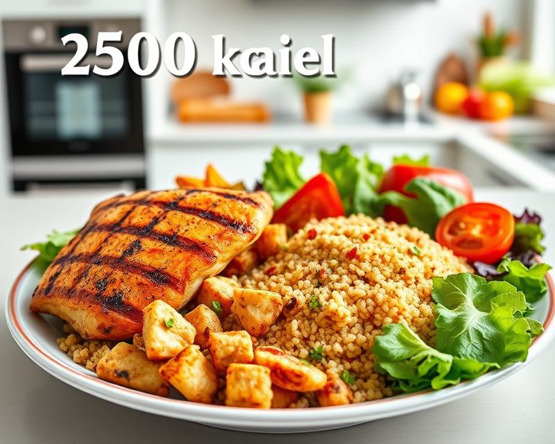 Dieta 2500 kcal – zasady, efekty i przykładowy jadłospis