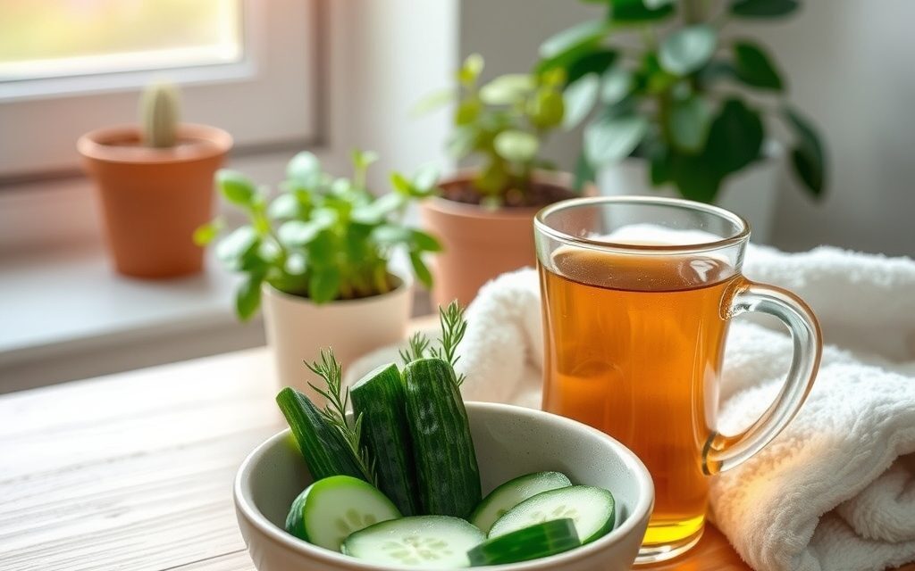 Domowe sposoby na cienie pod oczami: naturalne metody łagodzenia i nawilżania skóry