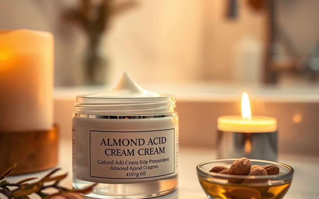 Krem z kwasem migdałowym: jak działa na skórę i kiedy warto go stosować na noc