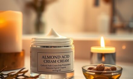 Krem z kwasem migdałowym: jak działa na skórę i kiedy warto go stosować na noc