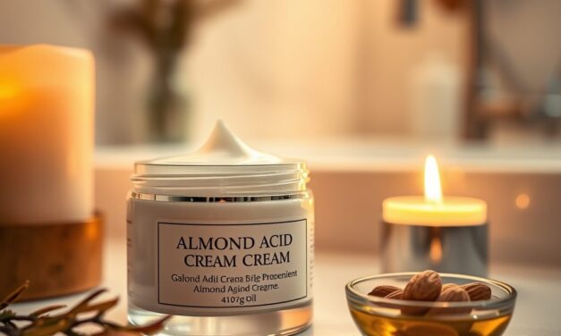 Krem z kwasem migdałowym: jak działa na skórę i kiedy warto go stosować na noc
